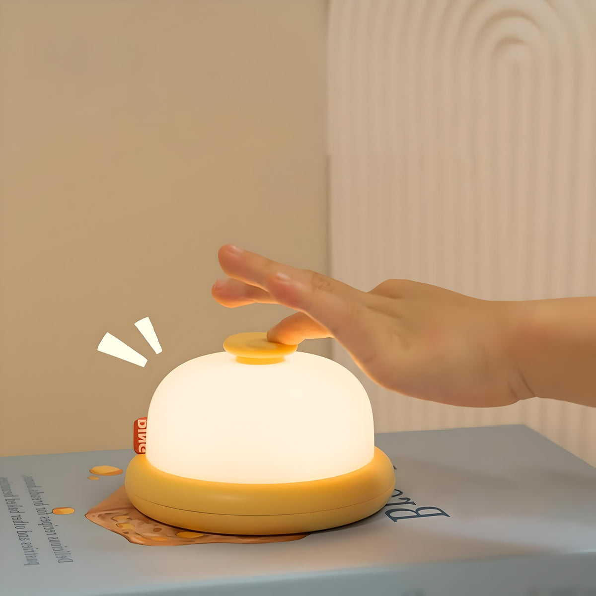 Veilleuse sonnette nomade led rechargeable pour bébé