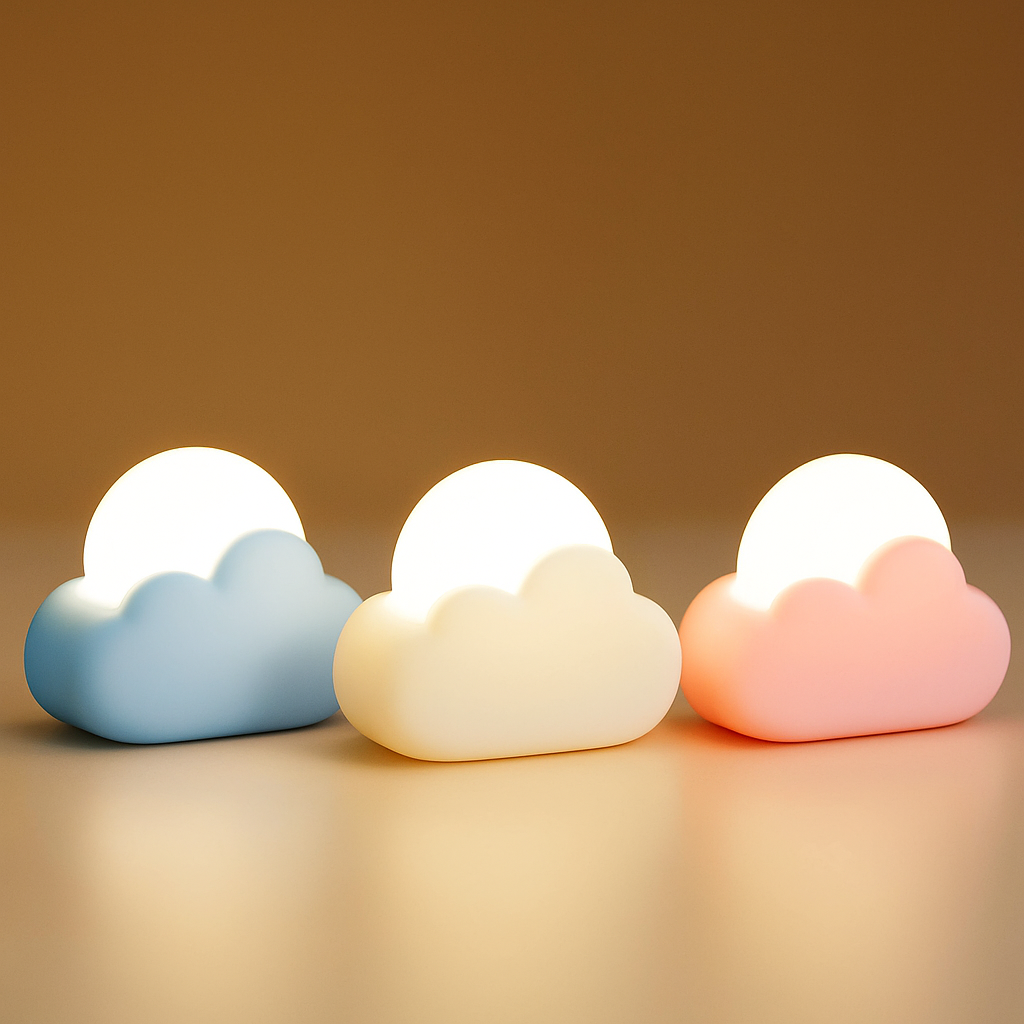 Veilleuse petit nuage douce lumineuse nomade rechargeable