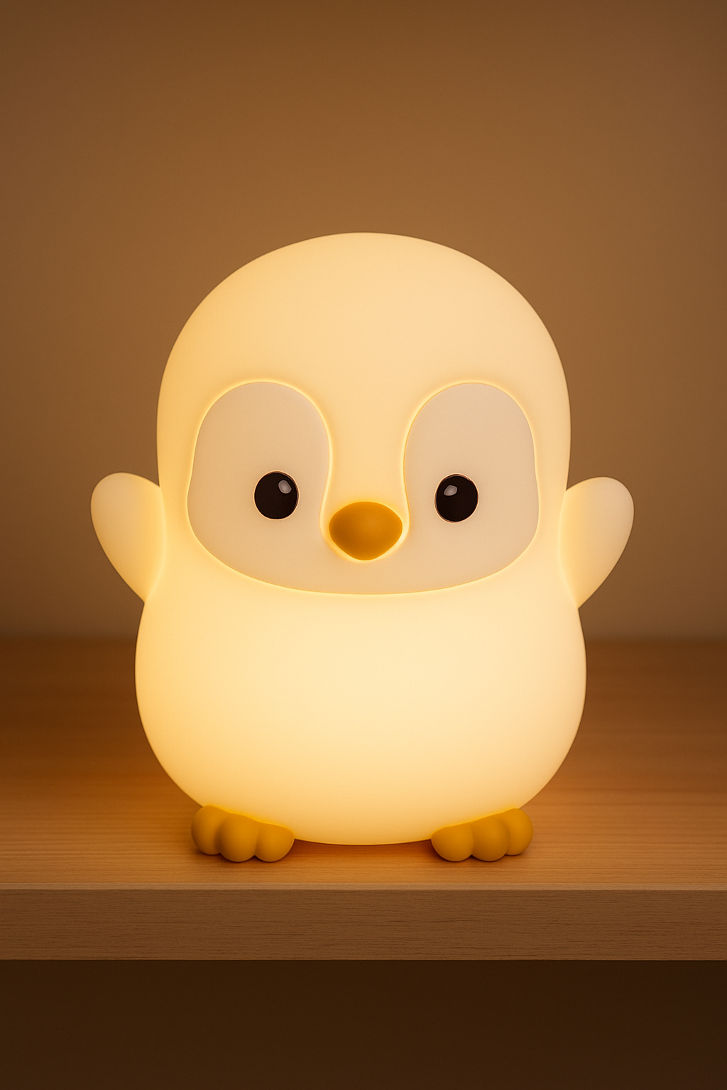 Veilleuse pingouin bébé lumineuse pour chambre enfant
