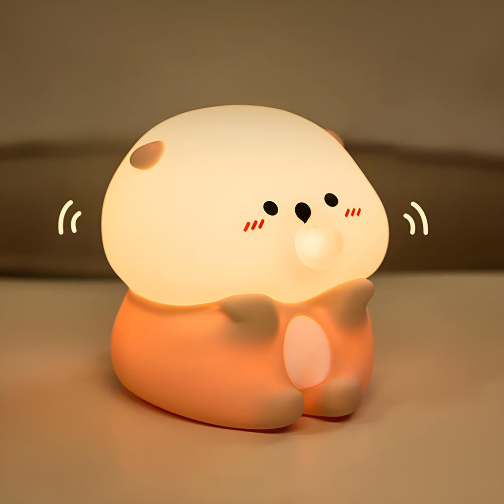 Veilleuse loutre led nomade douce et mignonne pour enfant