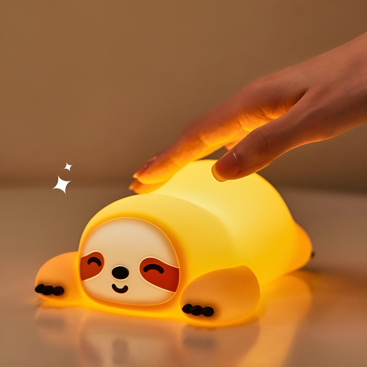 Veilleuse paresseux led nomade rechargeable pour enfant