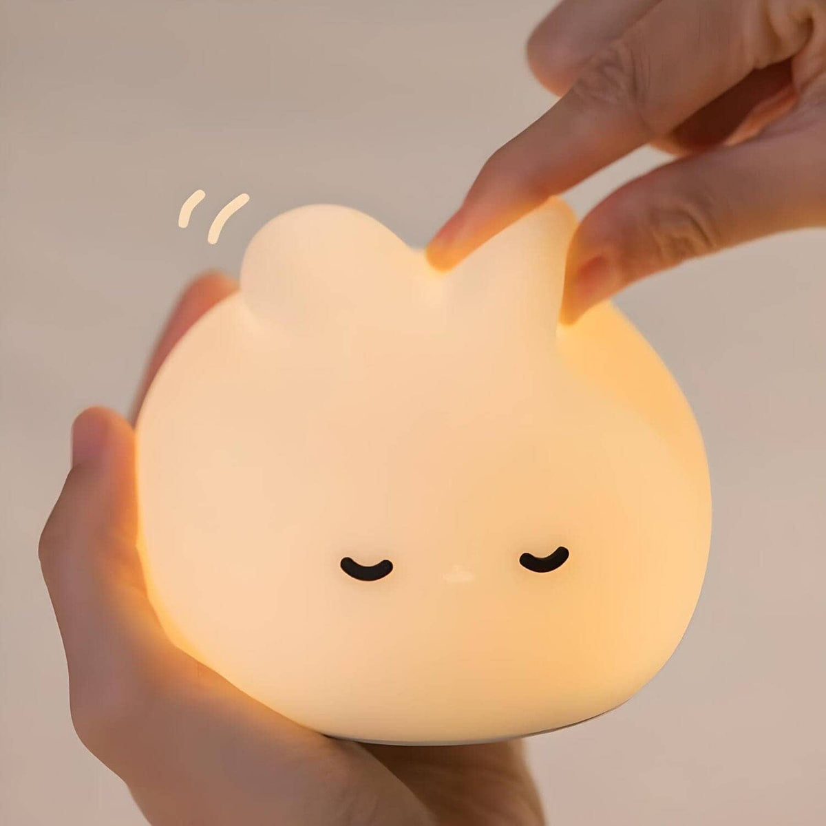 Veilleuse lapin led douce lumière pour chambre enfant