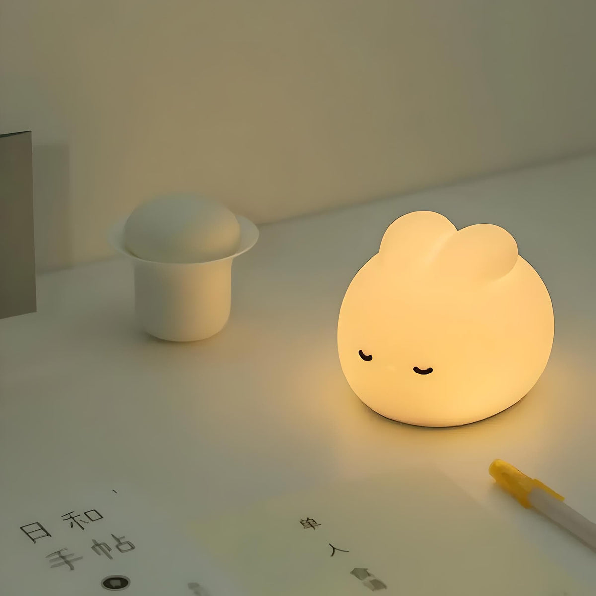 Veilleuse lapin led douce lumière pour chambre enfant
