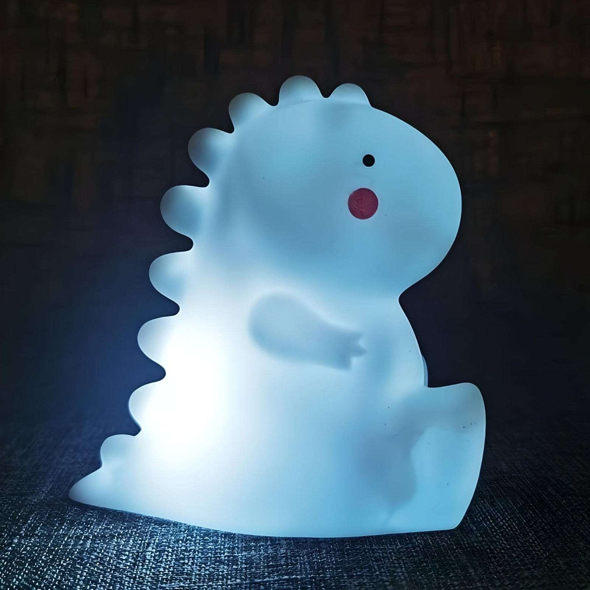 Veilleuse dinosaure bleue mignonne pour chambre enfant