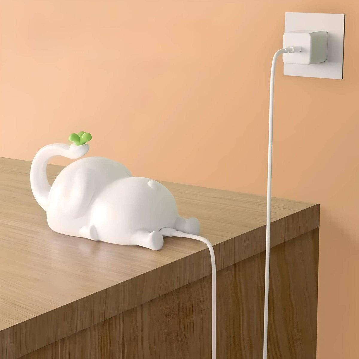 Veilleuse éléphant rechargeable douce lumière pour enfant