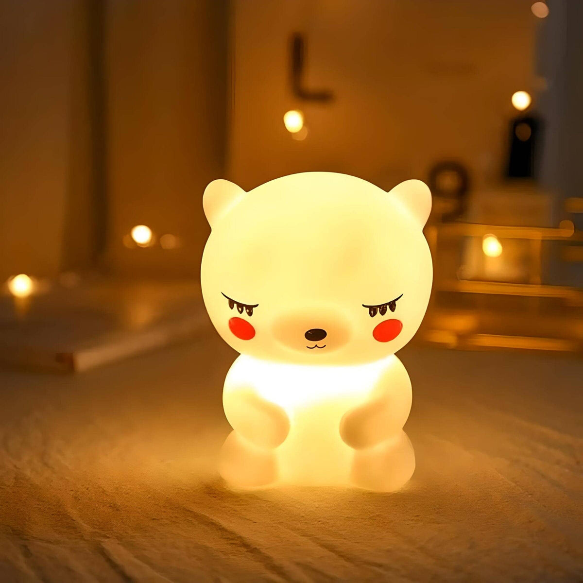 Veilleuse ours mignon lumière douce apaisante enfant