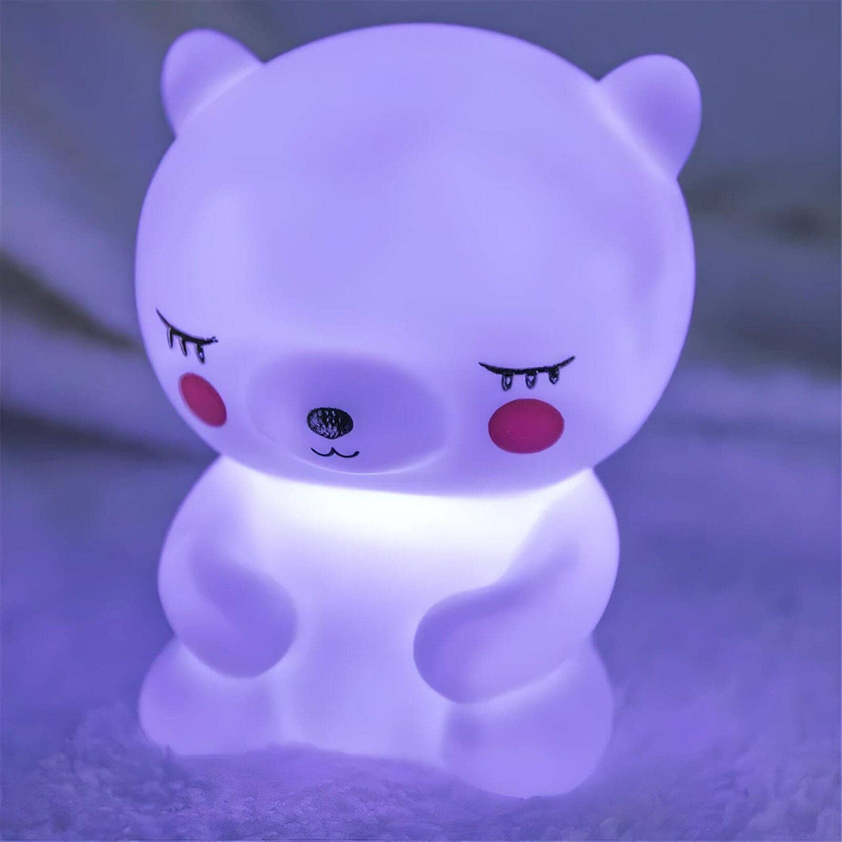 Veilleuse ours mignon lumière douce apaisante enfant
