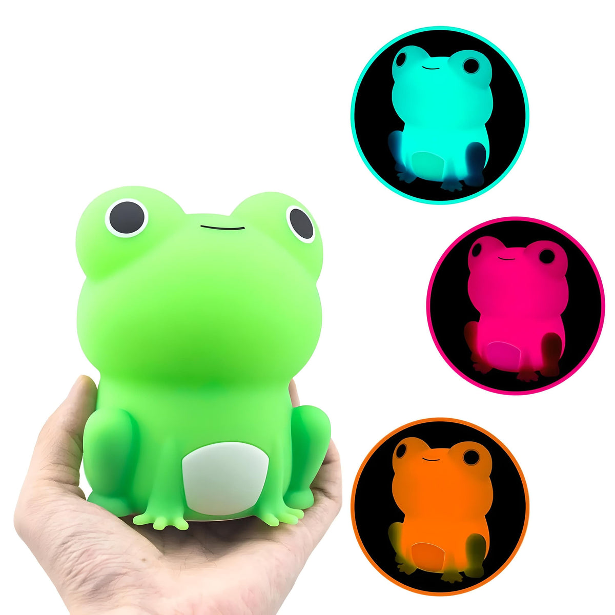 Veilleuse grenouille mignonne lumineuse pour chambre enfant