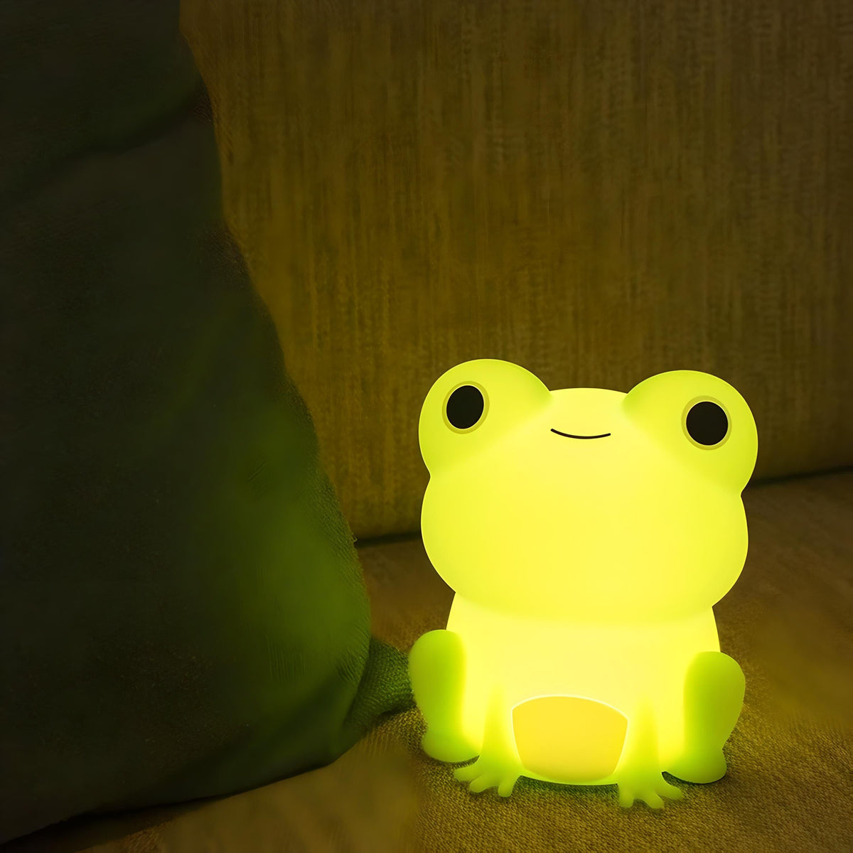 Veilleuse grenouille mignonne lumineuse pour chambre enfant