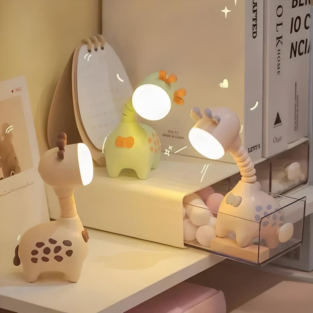 Veilleuse girafe mignonne lumière douce pour enfant