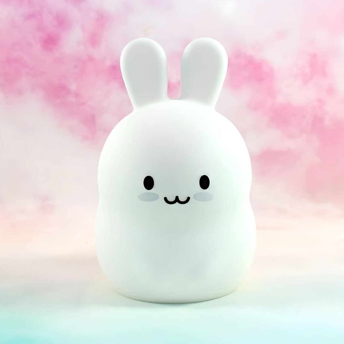 Veilleuse lapin télécommandée ambiance douce multicolore