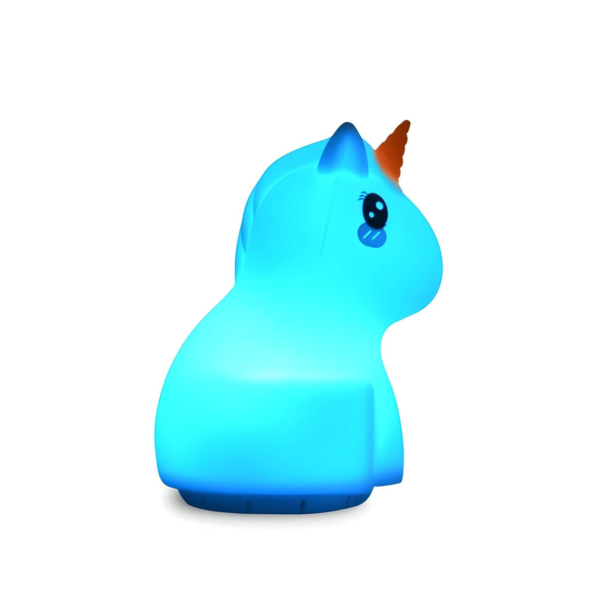 Veilleuse licorne mignonne télécommandée multicolore pour enfant