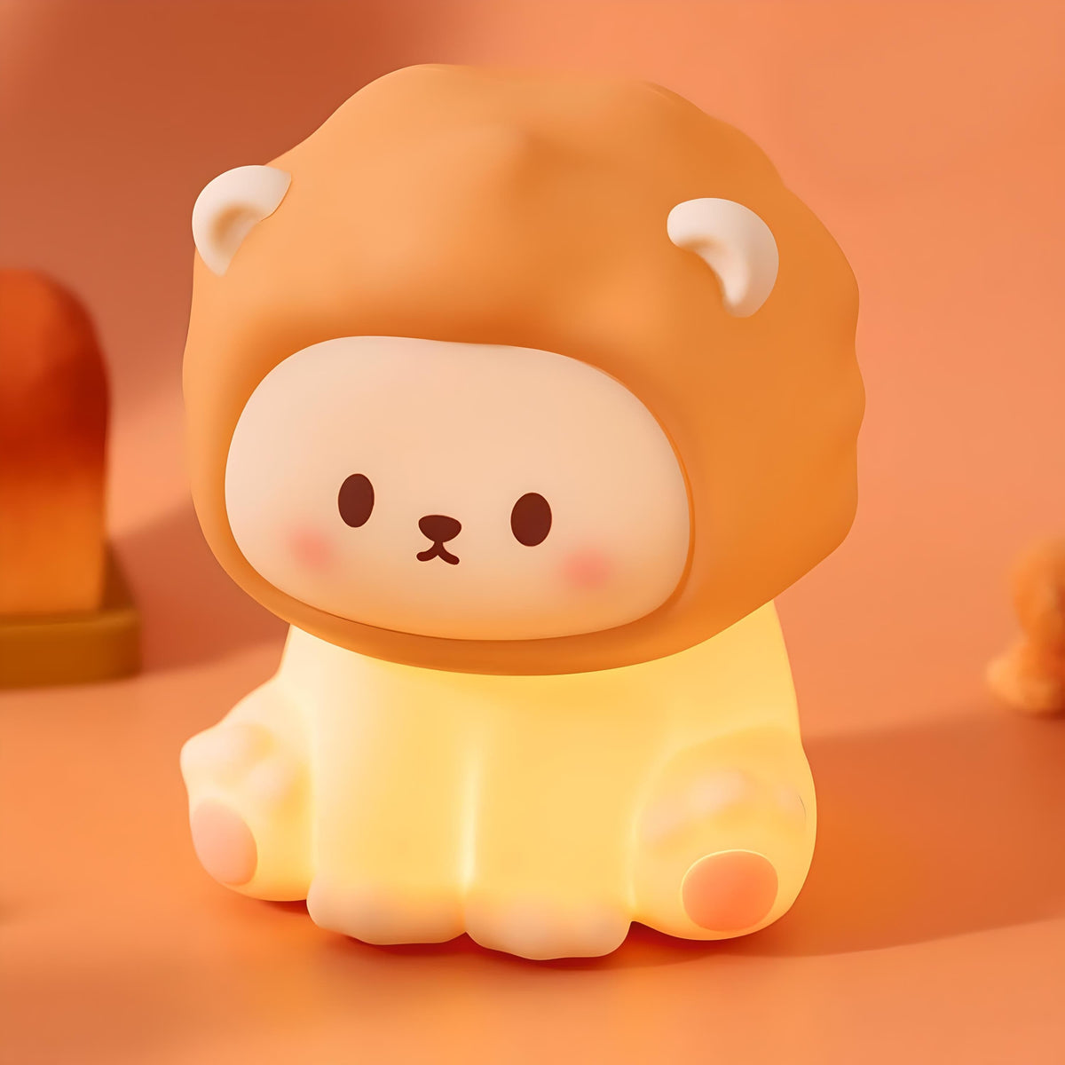 Veilleuse lion mignonne led portable et rechargeable
