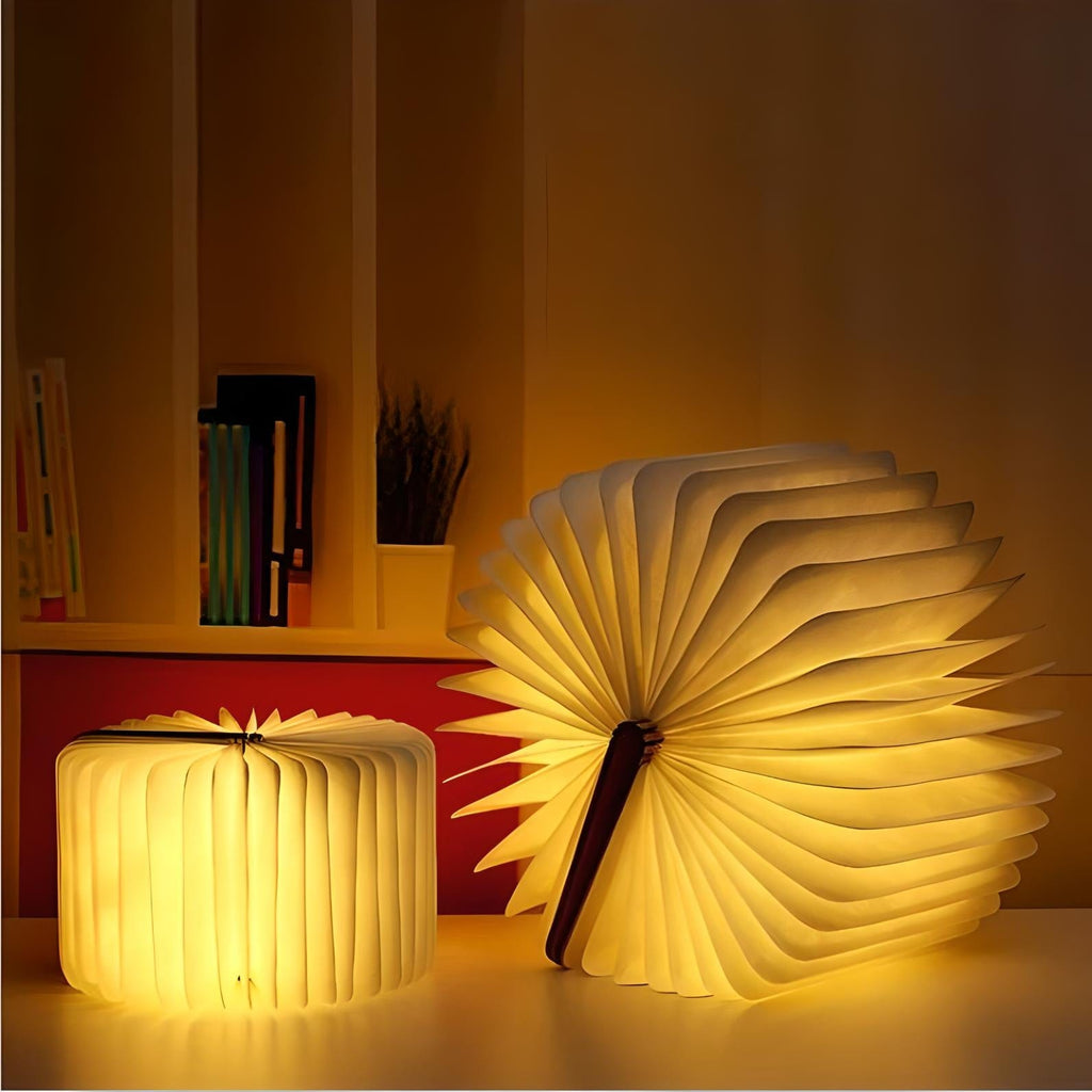 Veilleuse livre pliable led décorative et apaisante