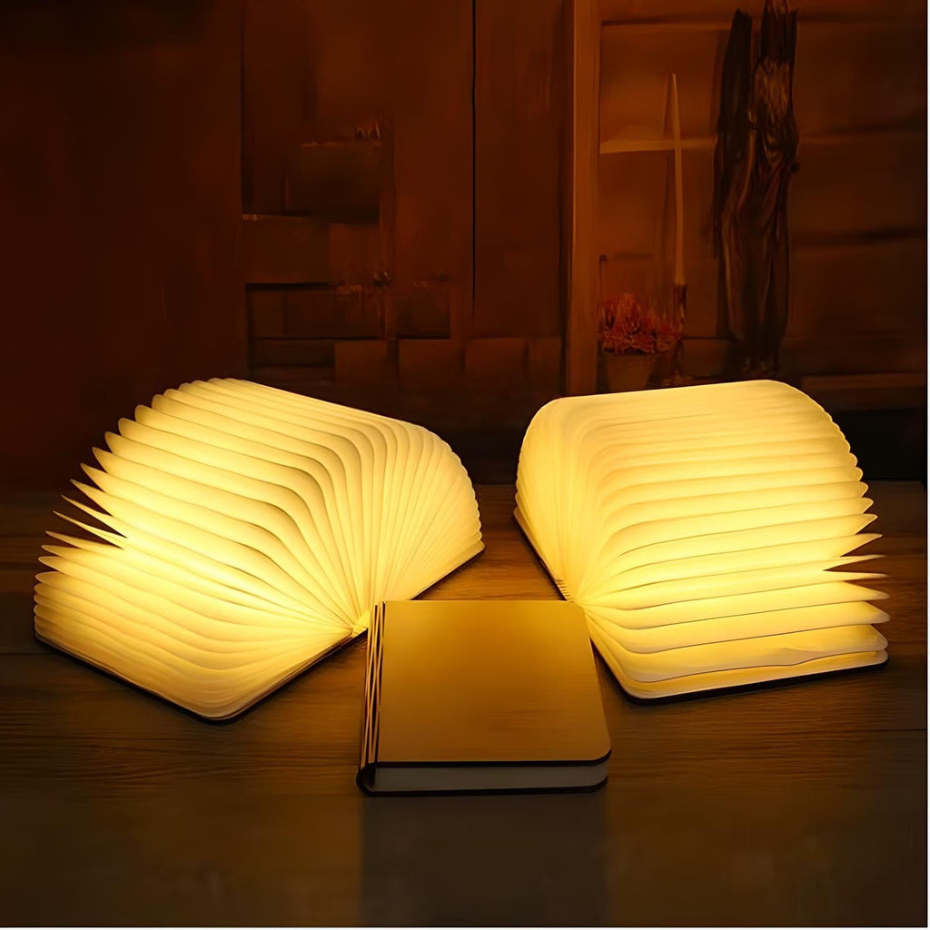 Veilleuse livre pliable led décorative et apaisante