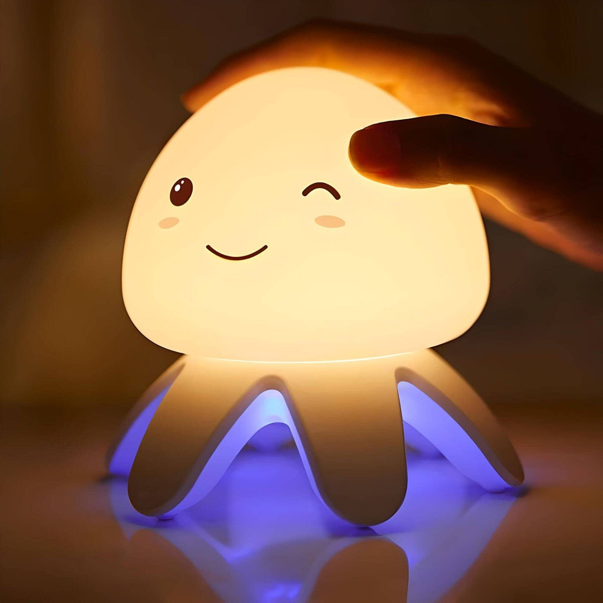 Veilleuse méduse lumineuse ambiance relaxante bruit blanc