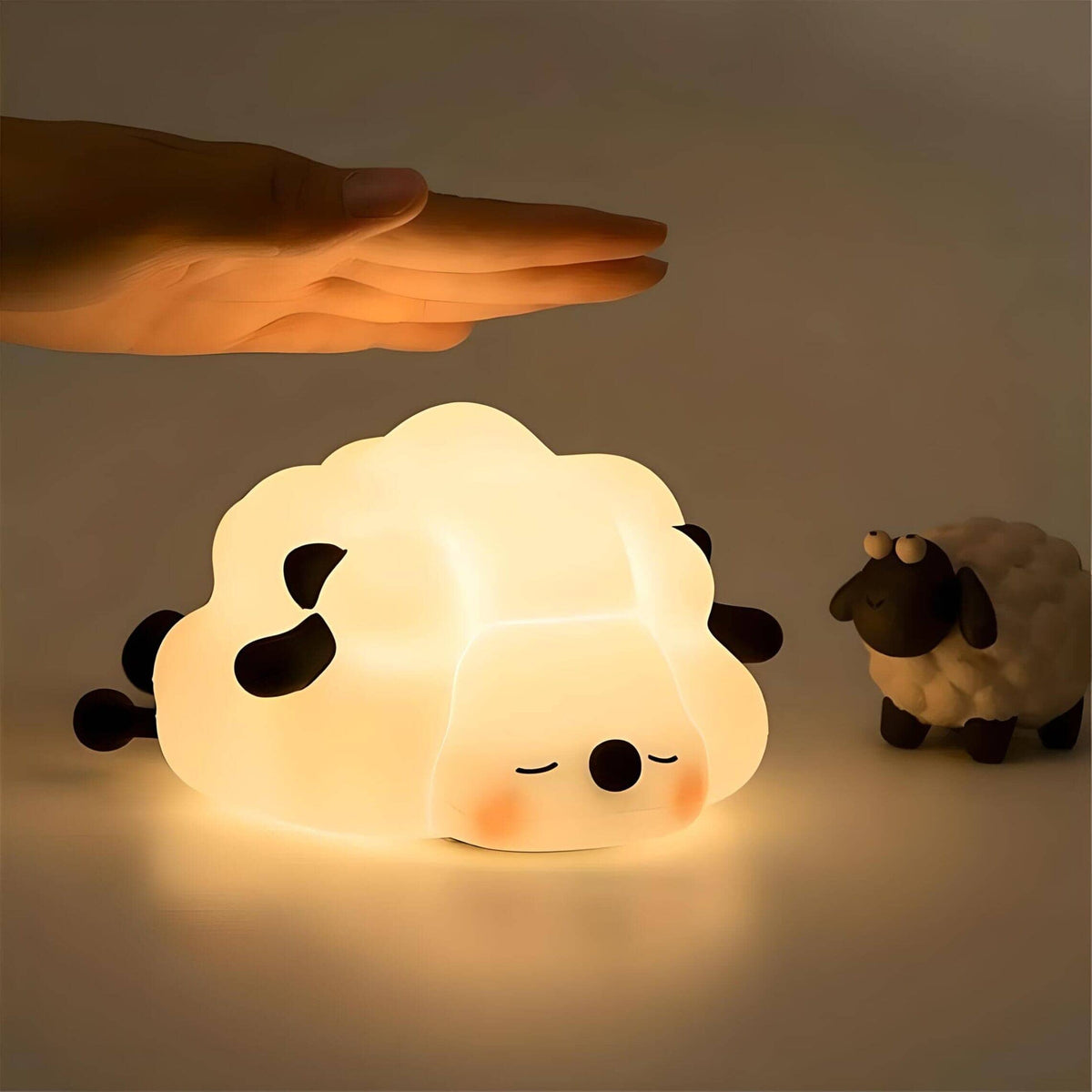 Veilleuse mouton en silicone douce lumière apaisante