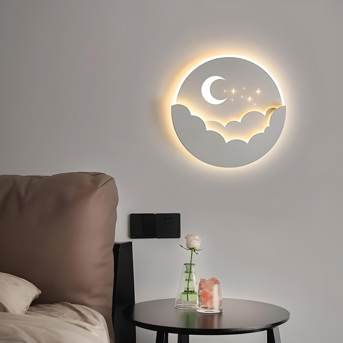 Veilleuse murale ciel nocturne étoilé douce ambiance apaisante