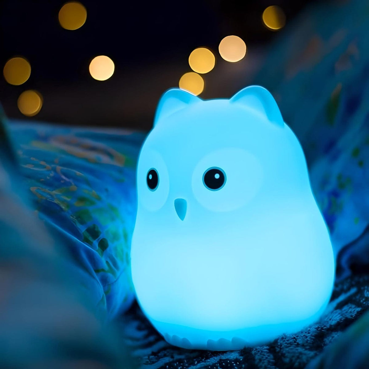 Veilleuse hibou mignonne avec lumière douce pour enfant