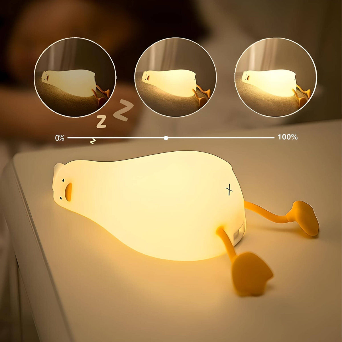 Veilleuse oie nomade mignonne pour bébé et enfant