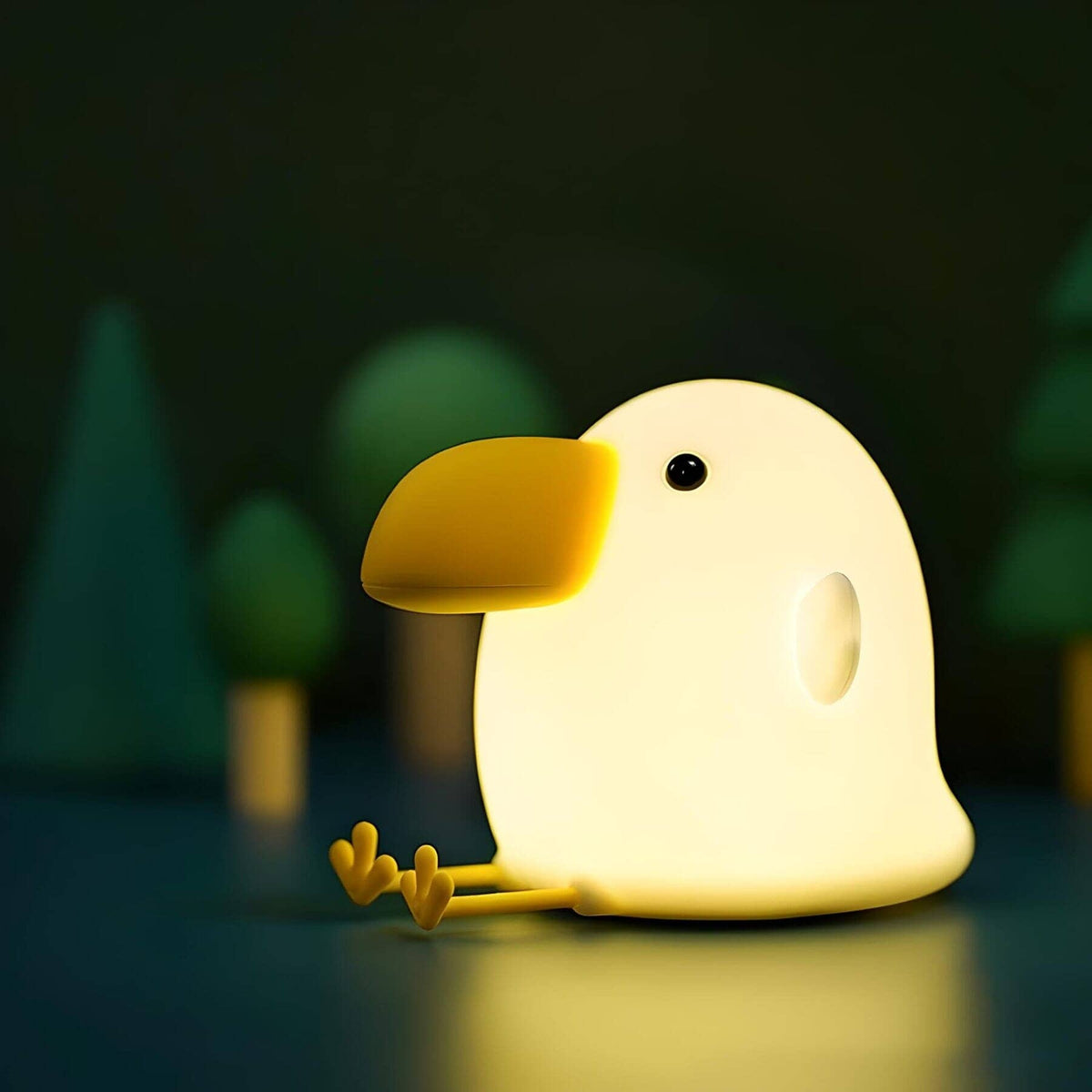 Veilleuse oiseau lumineux ambiance douce pour enfant