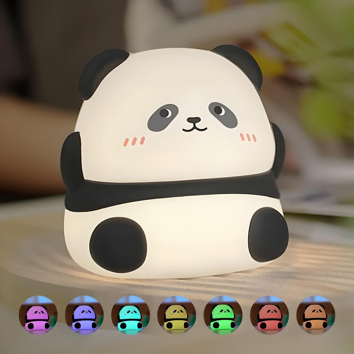 Veilleuse panda enfant mignonne led lumière douce apaisante