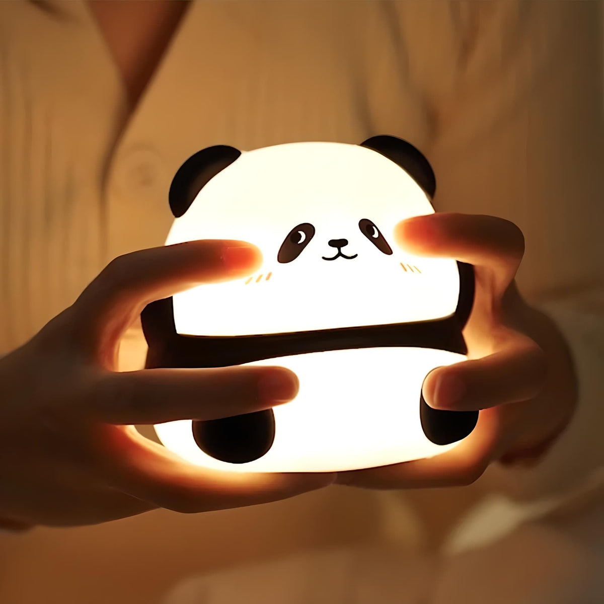 Veilleuse panda enfant mignonne led lumière douce apaisante