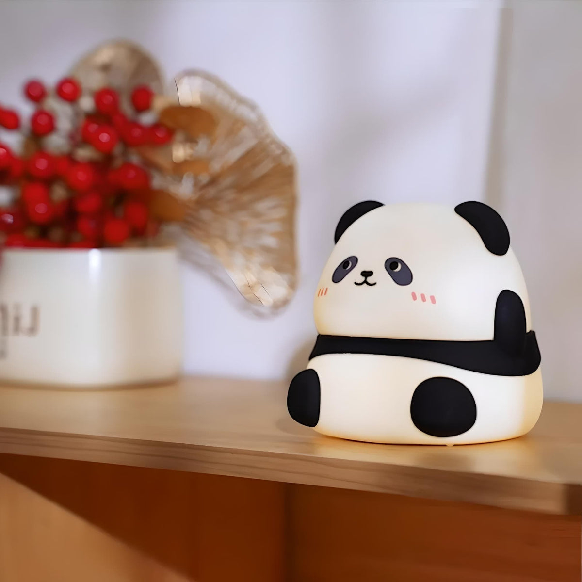 Veilleuse panda enfant mignonne led lumière douce apaisante