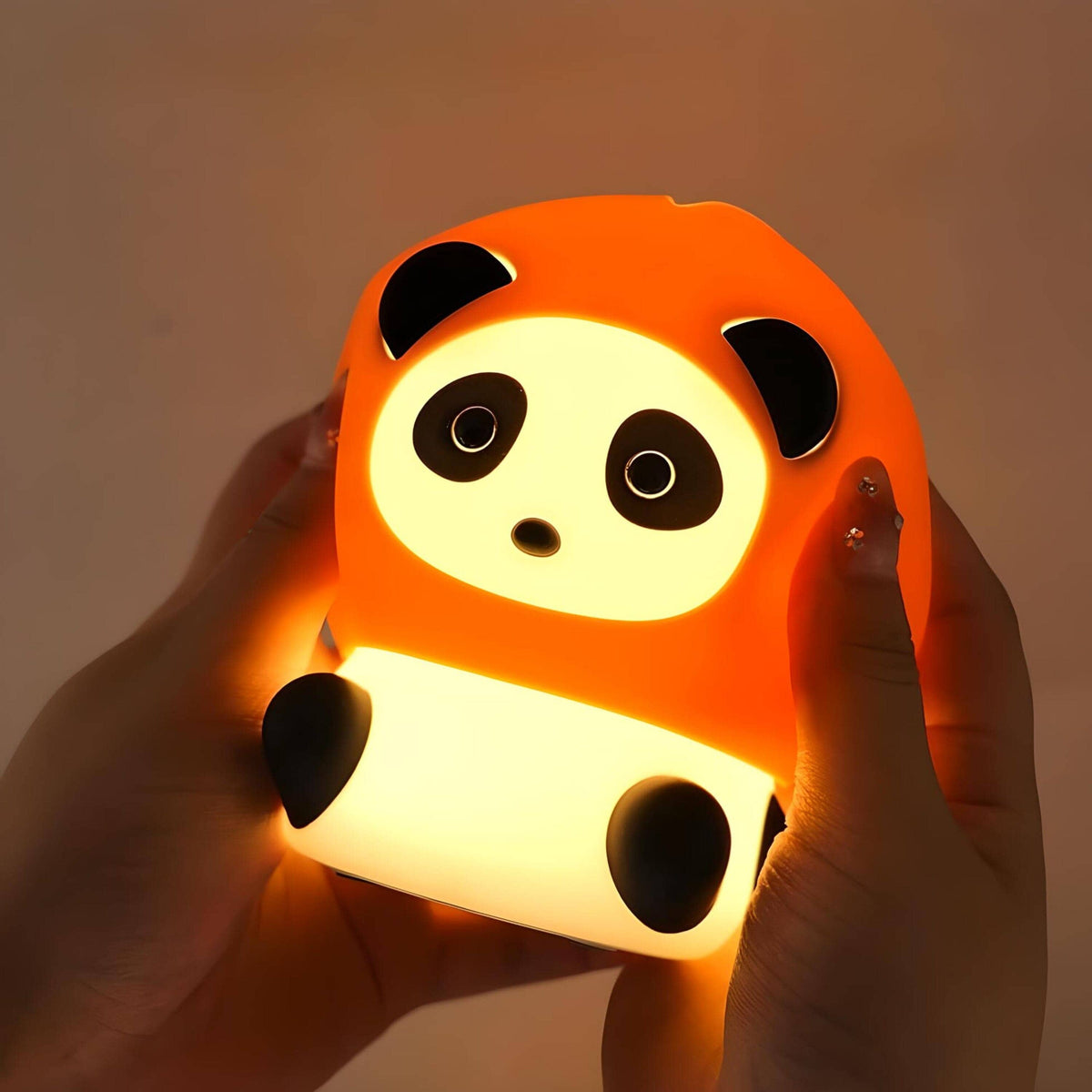 Veilleuse panda roux mignonne pour chambre enfant