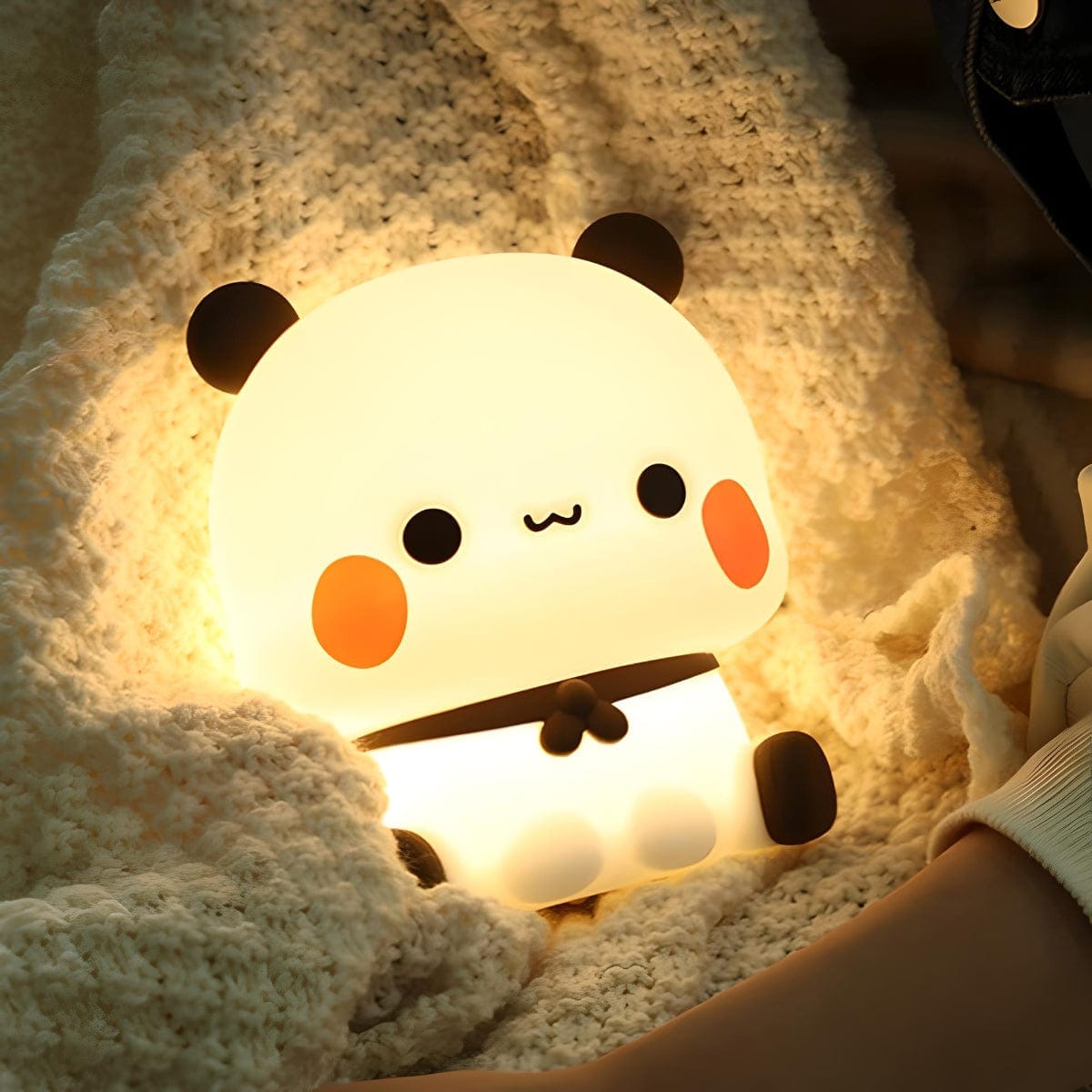 Veilleuse panda sans fil rechargeable pour chambre enfant