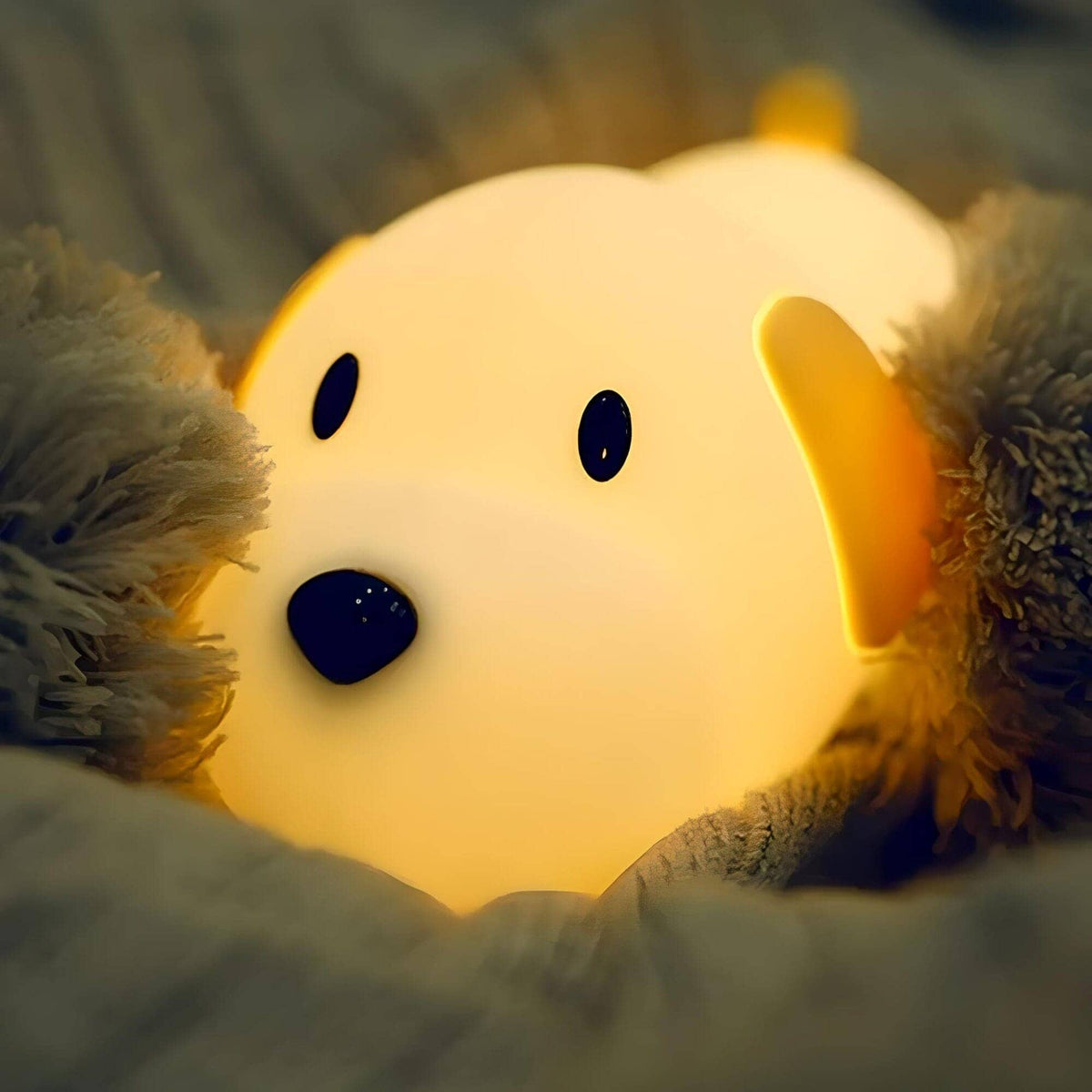 Veilleuse petit chien mignon led lumière douce enfant