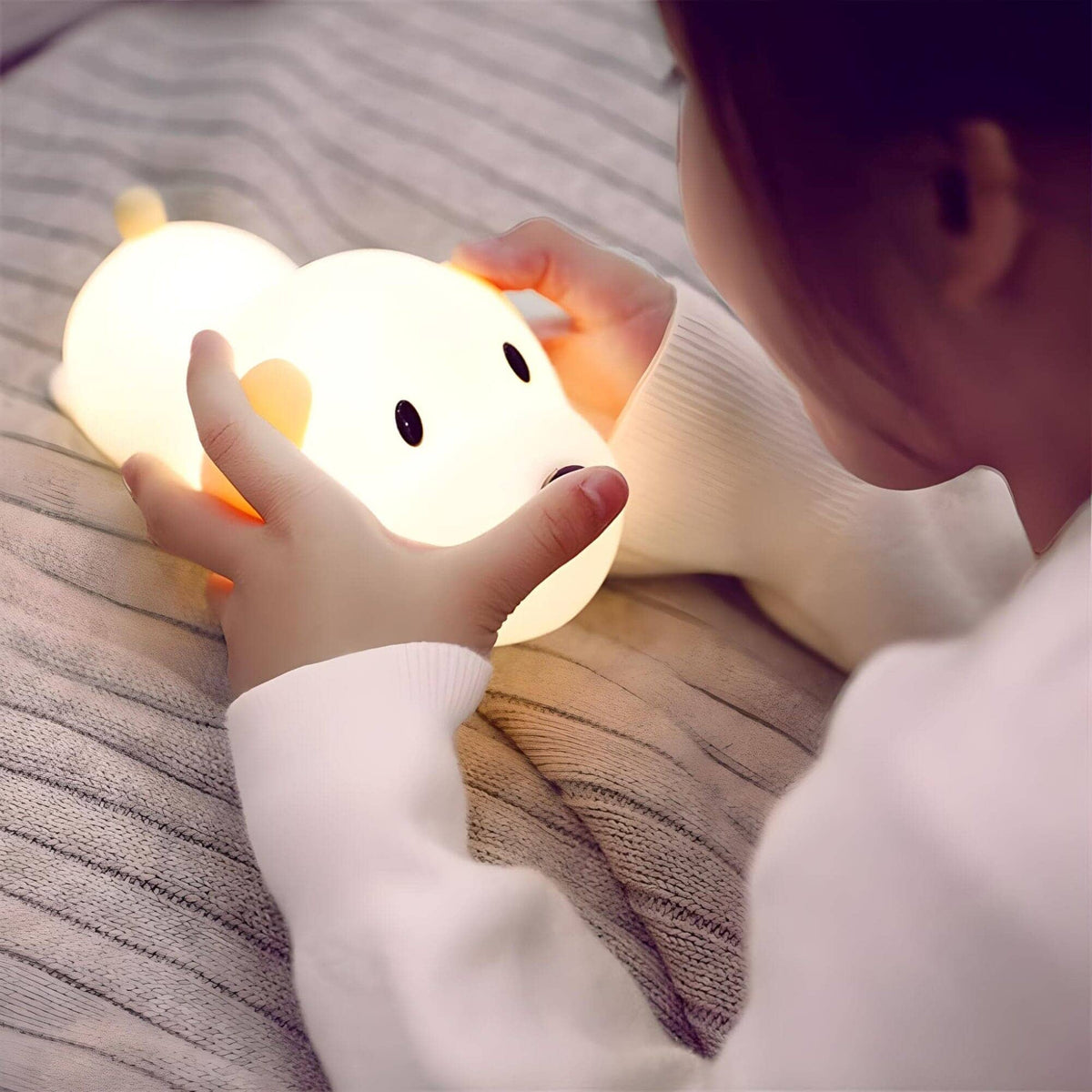 Veilleuse petit chien mignon led lumière douce enfant