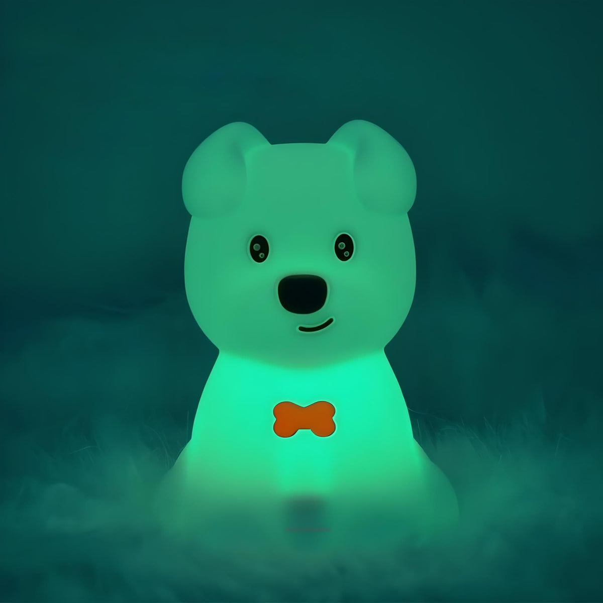 Veilleuse petit chien led mignonne lumière douce enfant