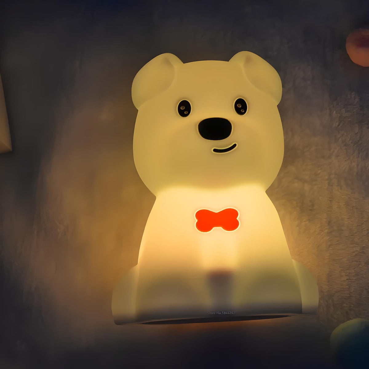 Veilleuse petit chien led mignonne lumière douce enfant