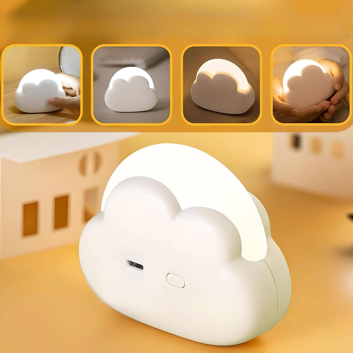 Veilleuse petit nuage douce lumineuse nomade rechargeable