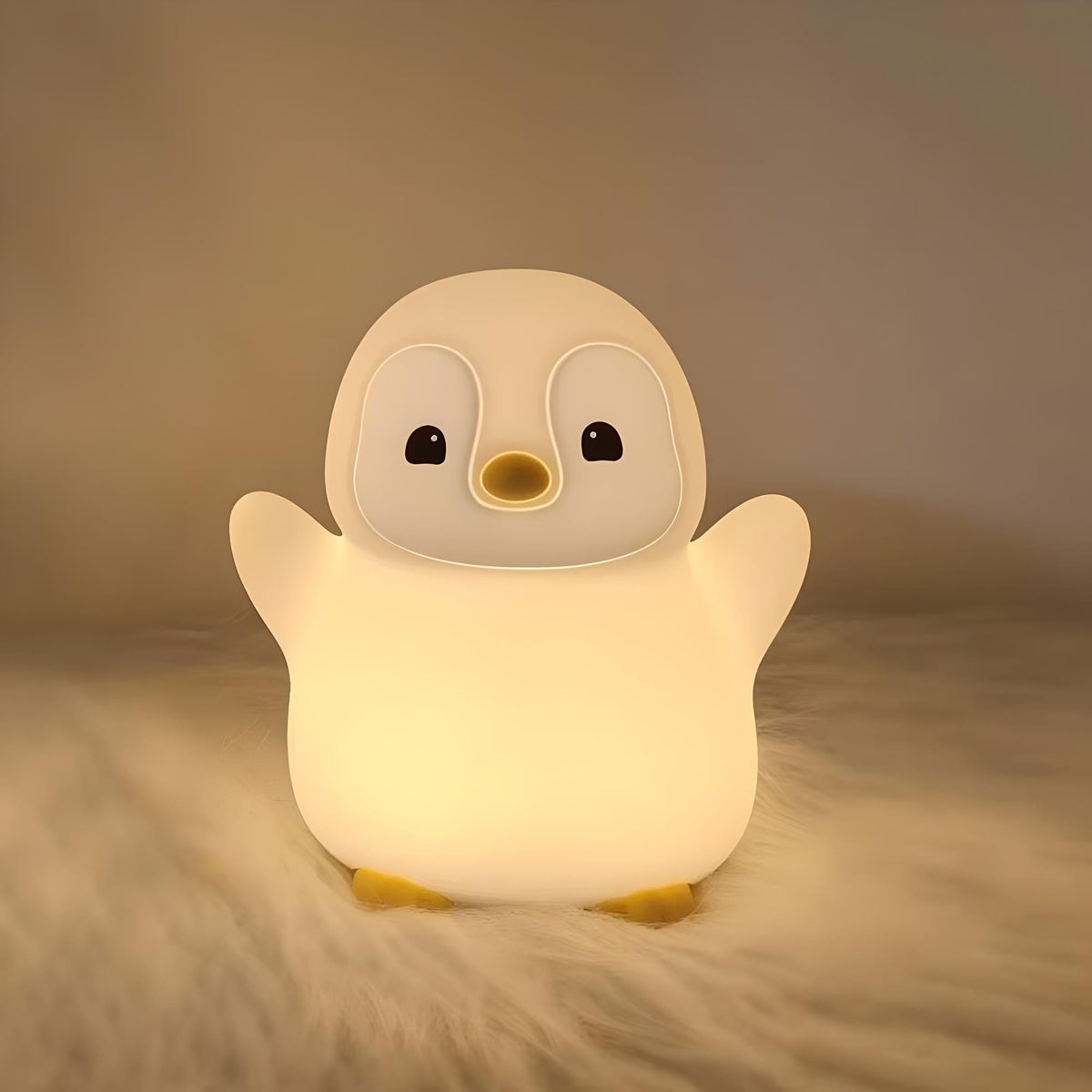 Veilleuse pingouin bébé lumineuse pour chambre enfant
