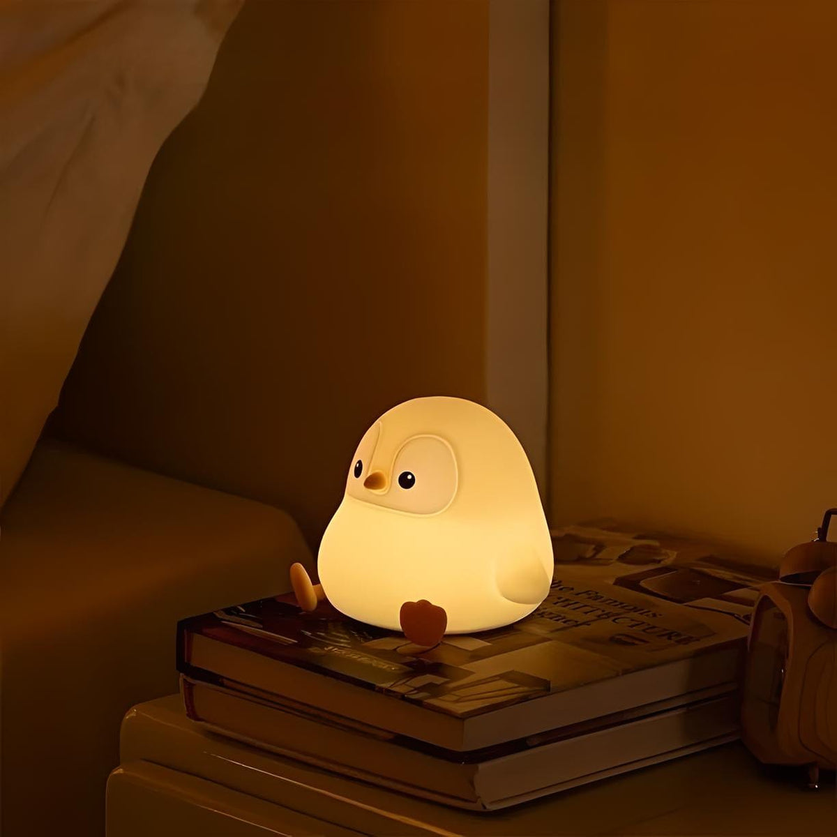 Veilleuse pingouin nomade portable lumière douce enfant