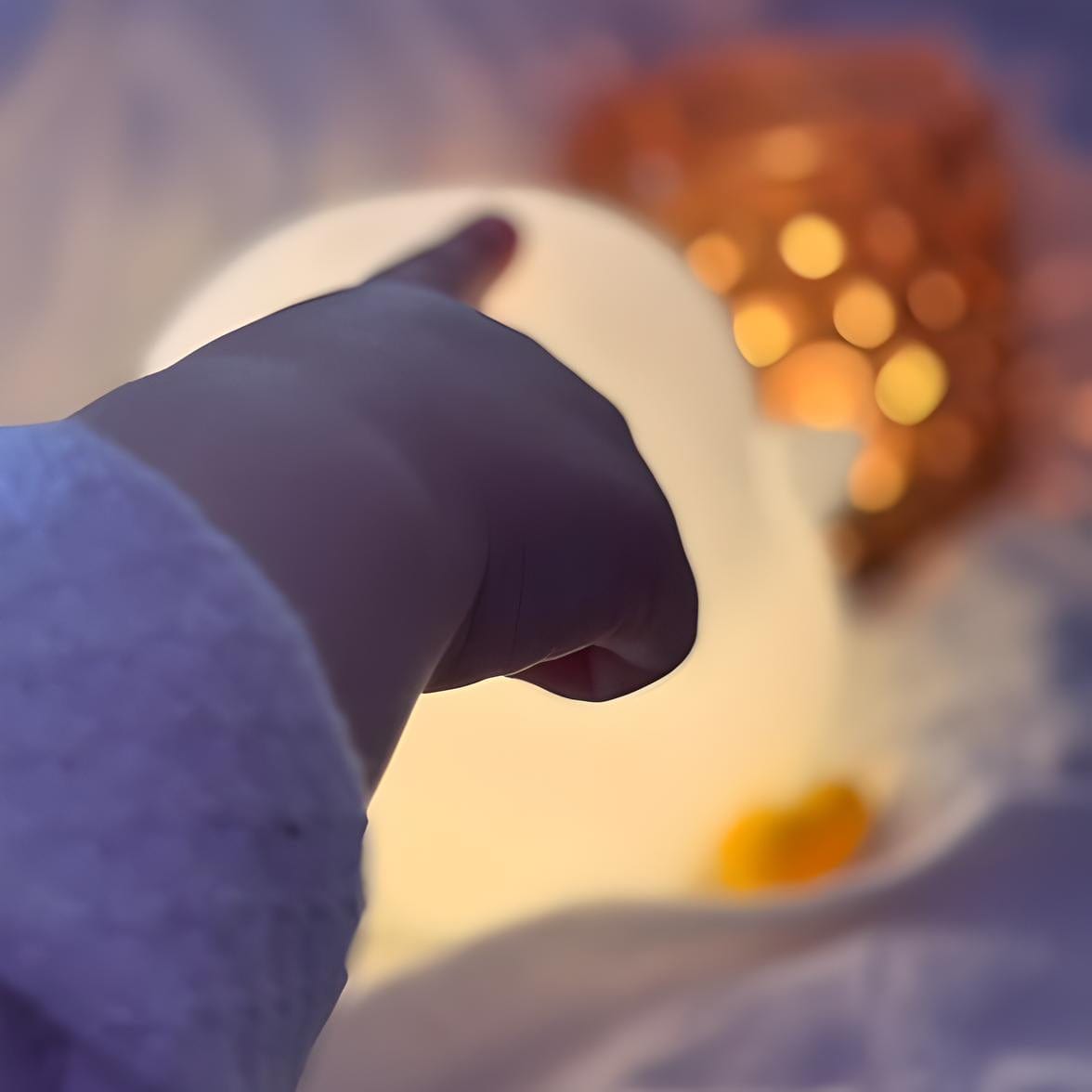 Veilleuse poussin silicone mignonne lumière douce pour enfant