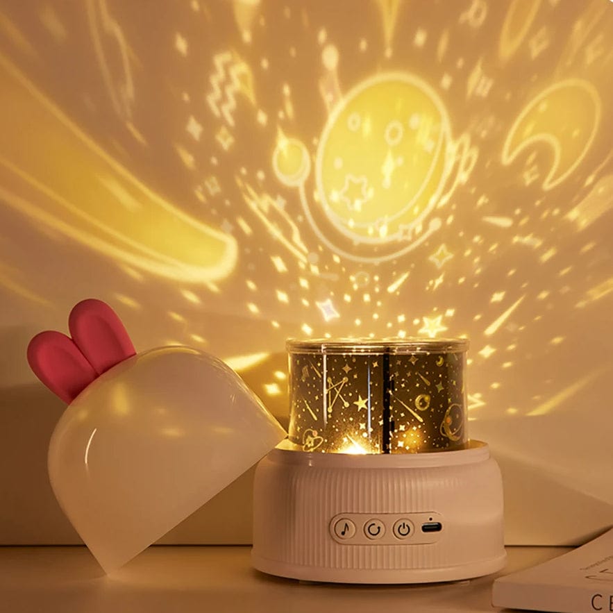 Veilleuse projecteur bébé ciel étoilé lumineux apaisant