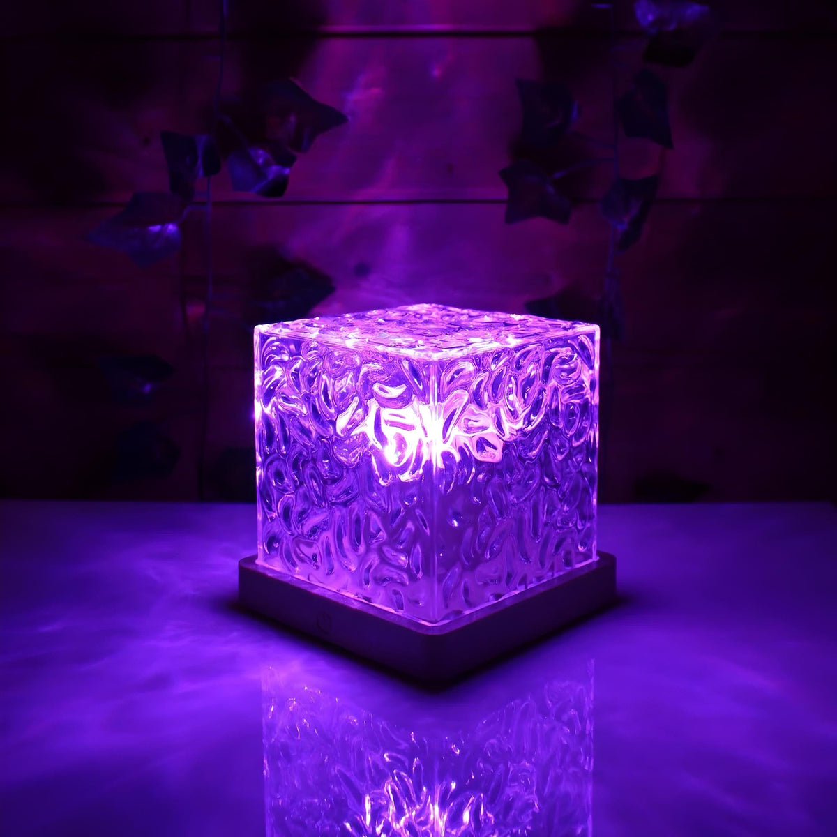 Veilleuse projection ondulation effet mer apaisant