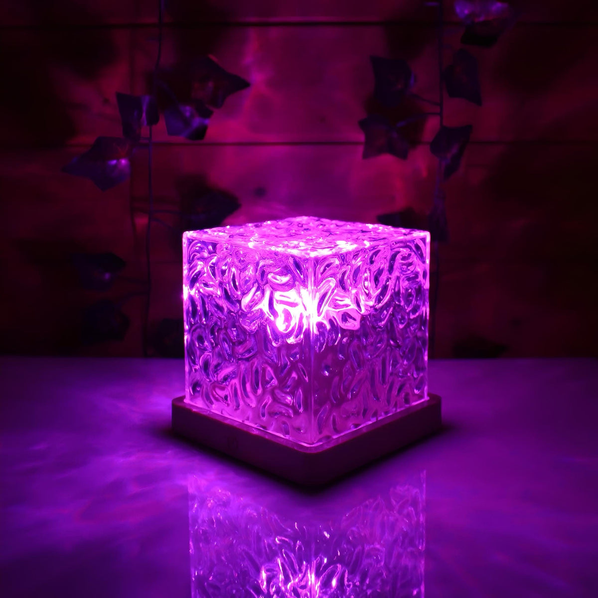 Veilleuse projection ondulation effet mer apaisant