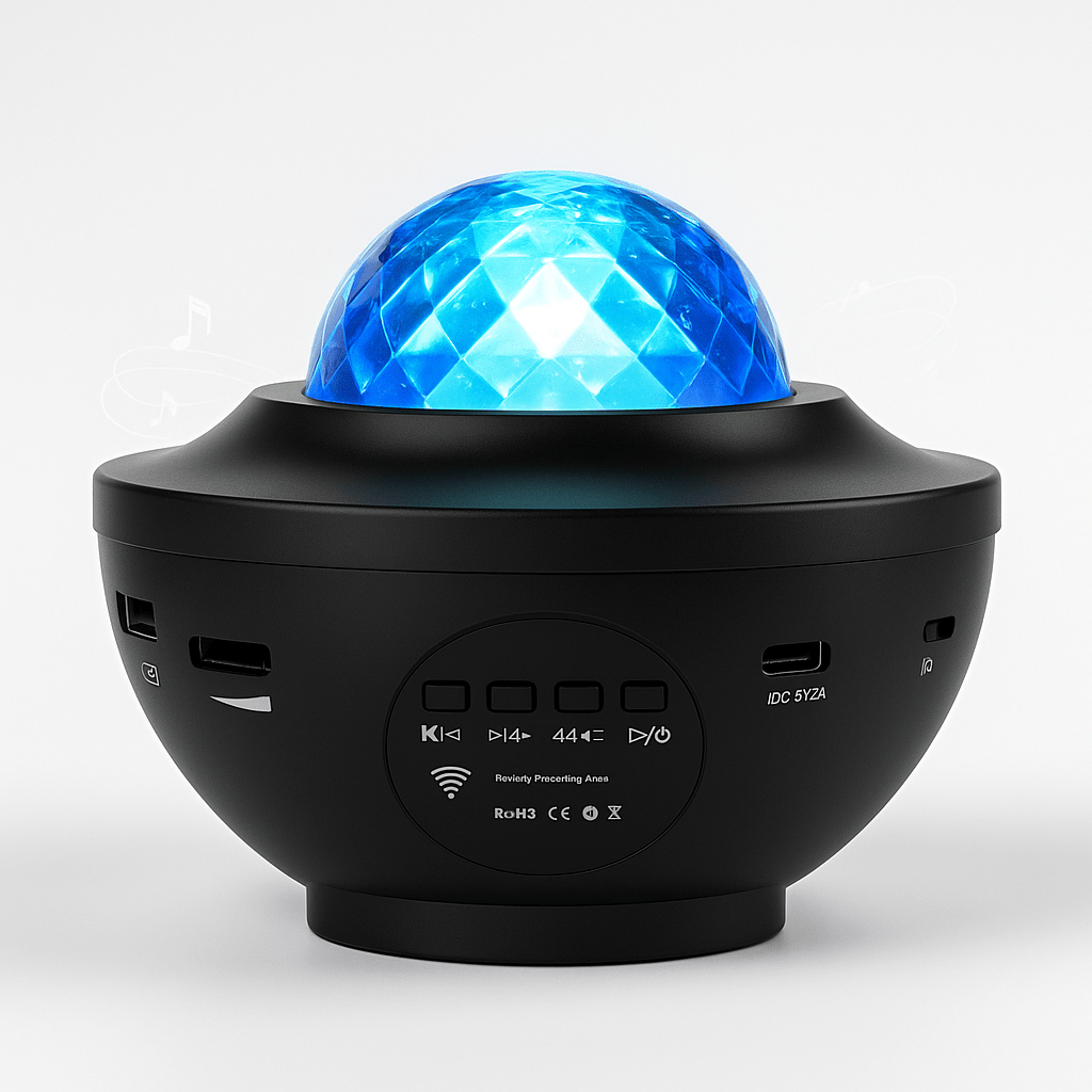 Veilleuse projection plafond musicale apaisante enfants