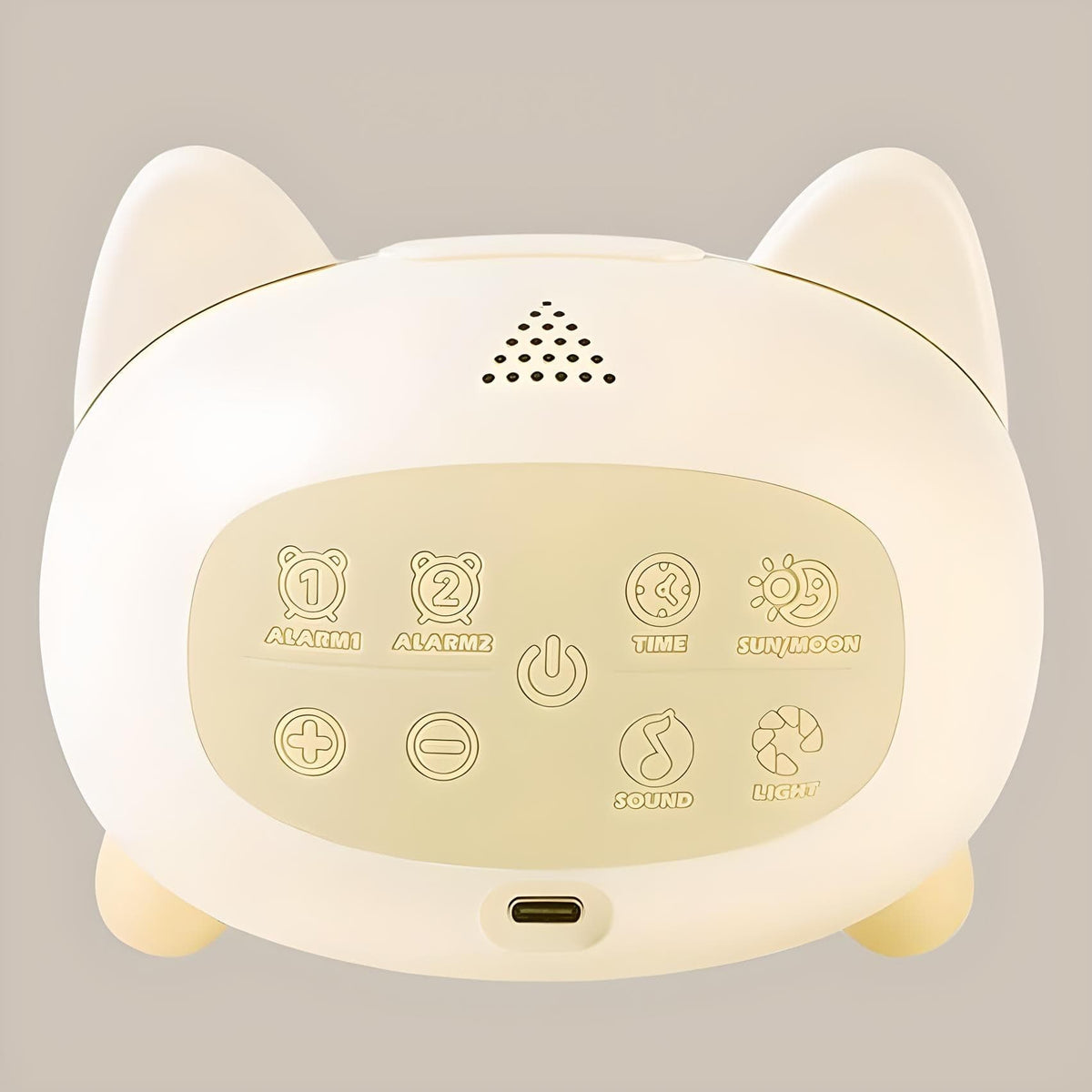 Veilleuse chat réveil mignon lumineux pour chambre enfant