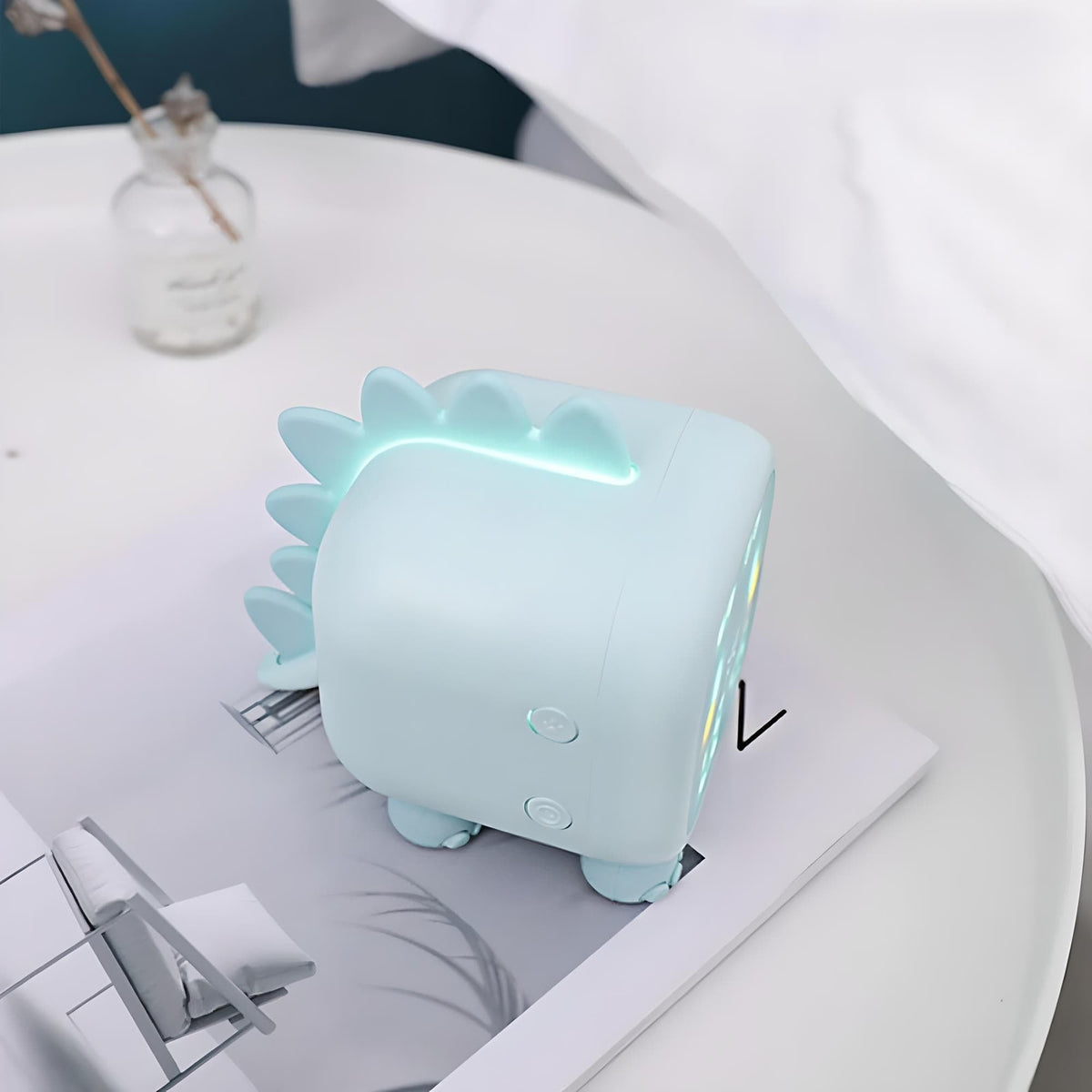 Veilleuse dinosaure réveil lumineux mignon pour enfant