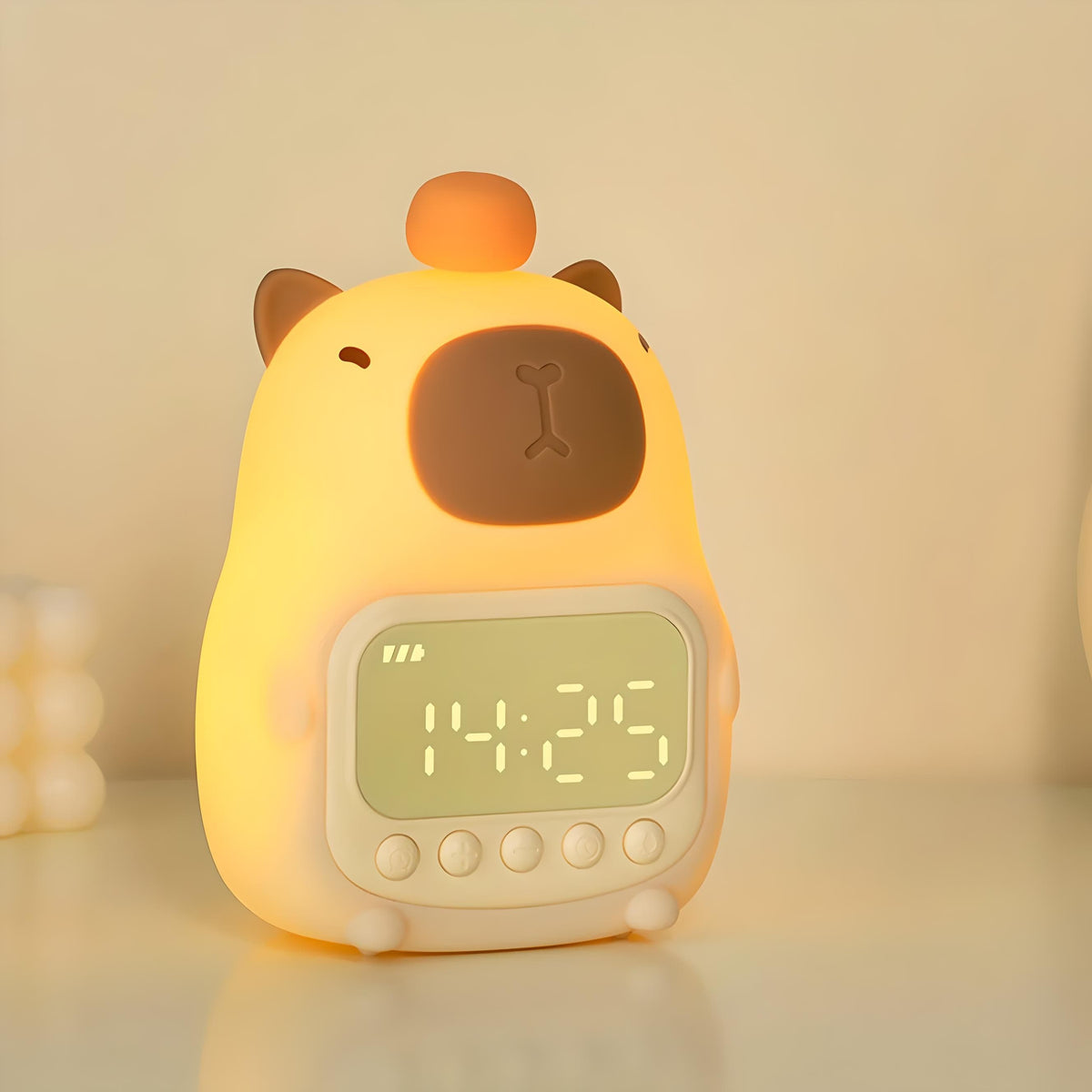 Veilleuse marmotte mignonne led lumineuse pour enfant