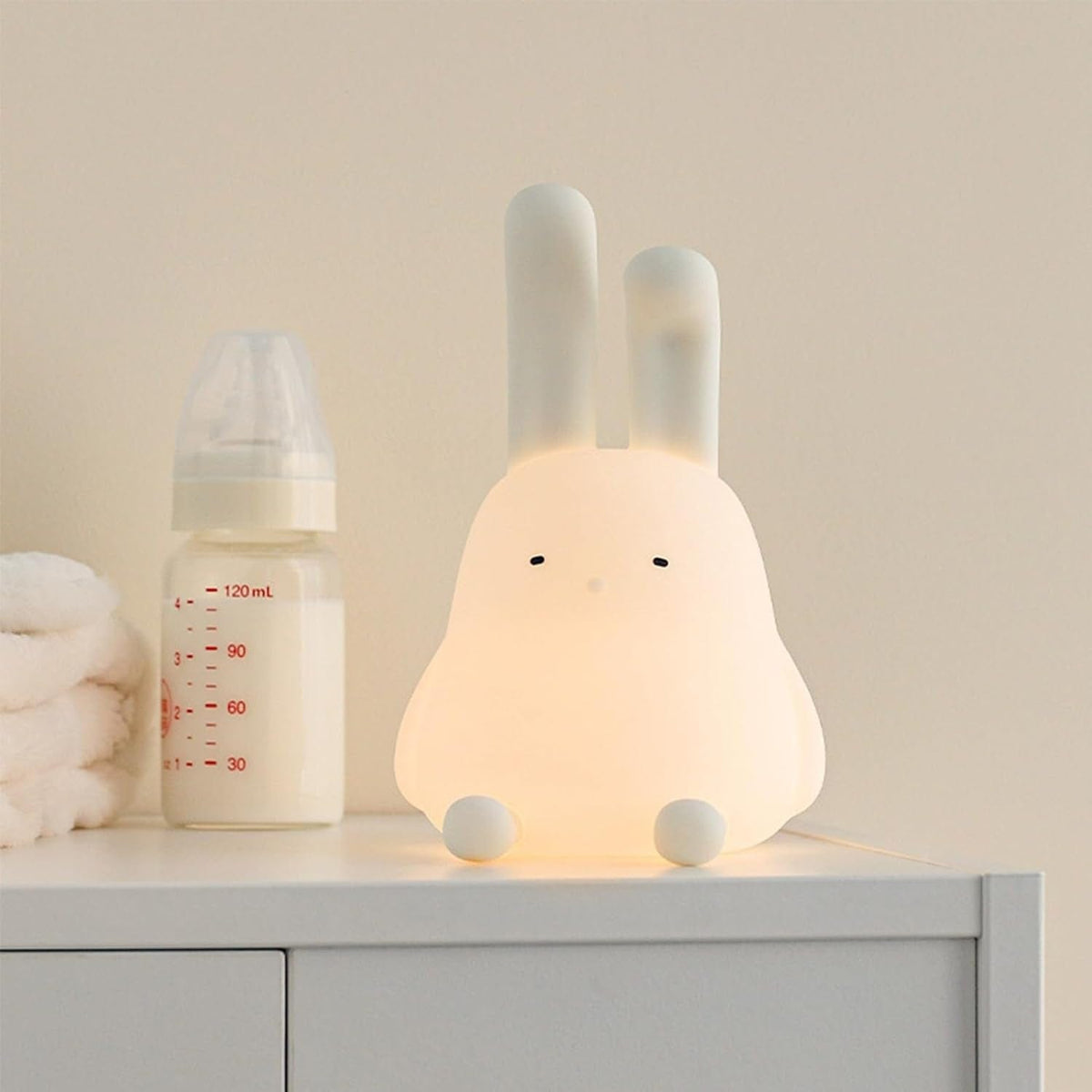 Veilleuse lapin enfant lumière douce chambre bébé