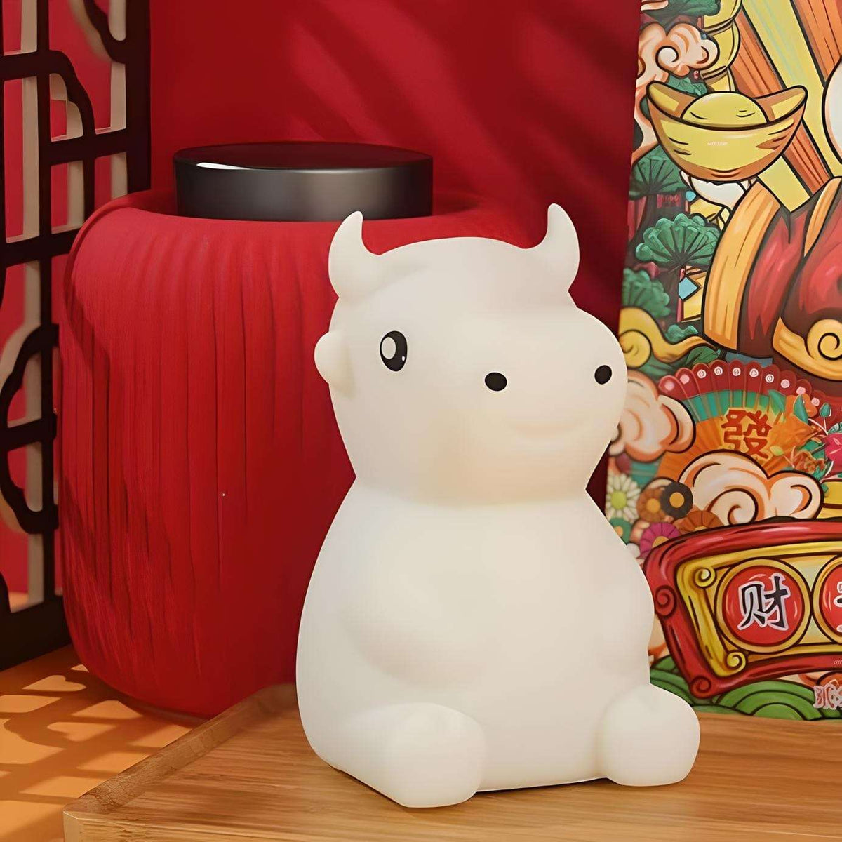 Veilleuse vache mignonne lumière douce pour enfant