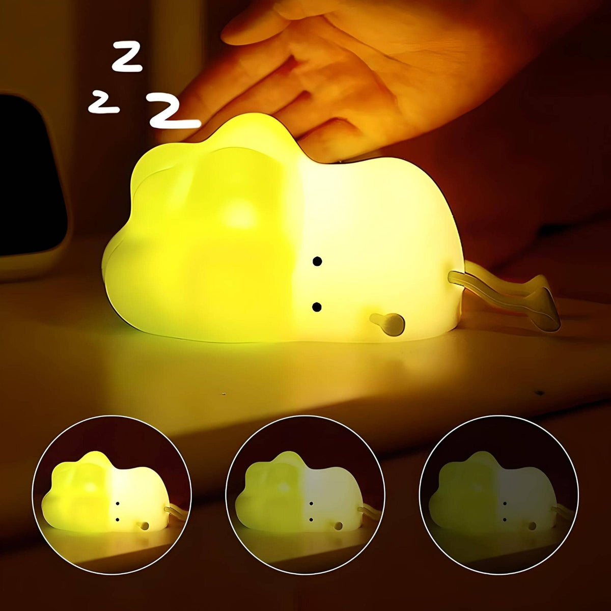 Veilleuse brocoli verte mignonne pour chambre enfant