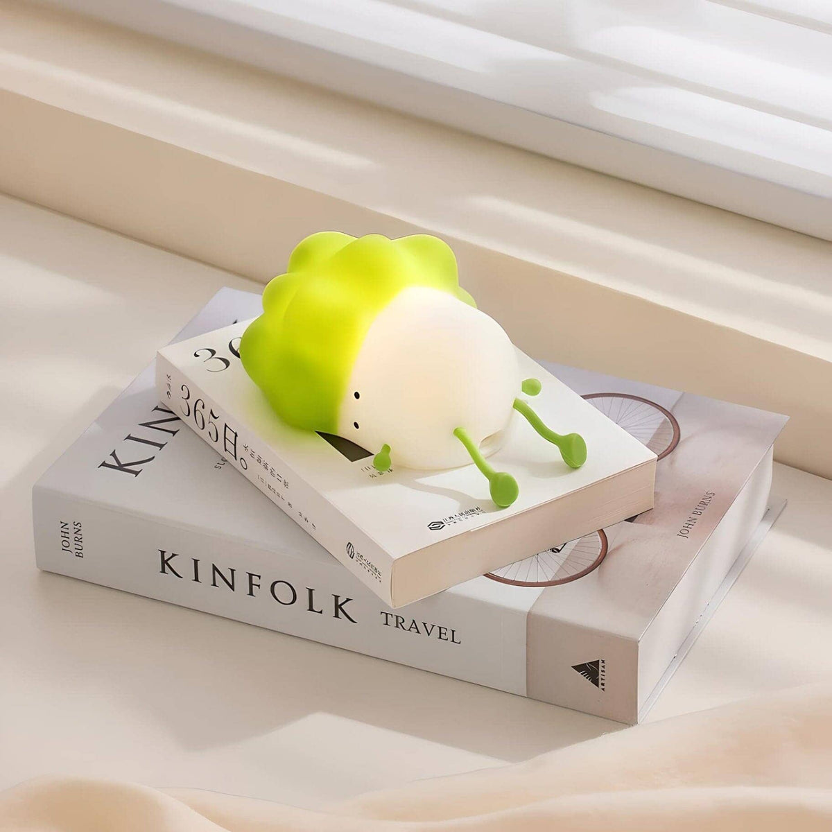 Veilleuse brocoli verte mignonne pour chambre enfant