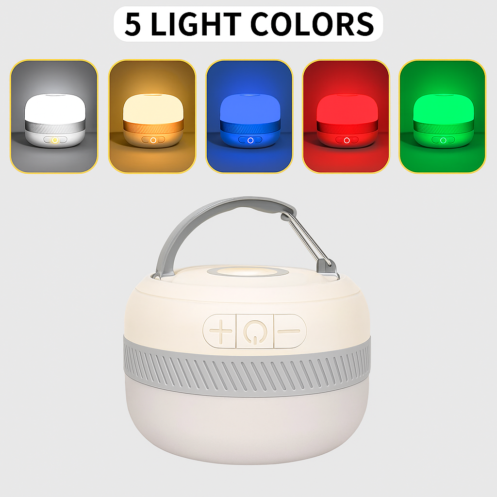 Veilleuse portable rechargeable lumière douce multicolore